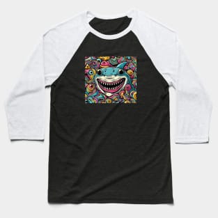 Melt Shark Baseball T-Shirt